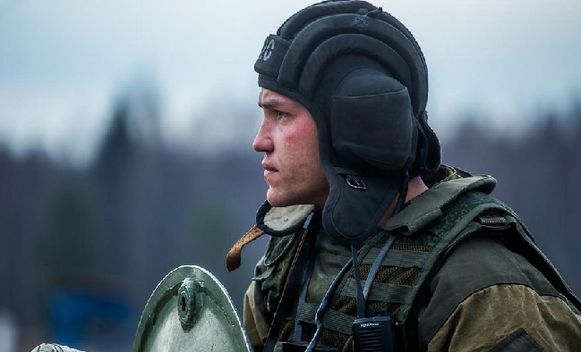 俄空降兵部队突击战备演习