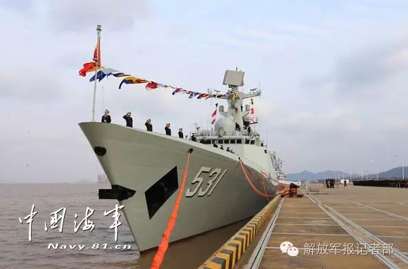 又双叒叕来啦!我新型导弹护卫舰淮安舰入列