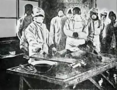 东乡部队,关东军防疫给水部等名义活动,犯下了细菌战,人体实验等战争