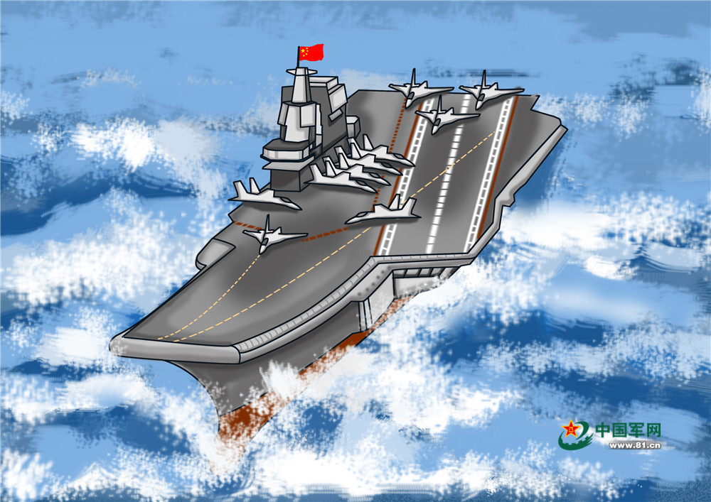 国产001a型航母下水