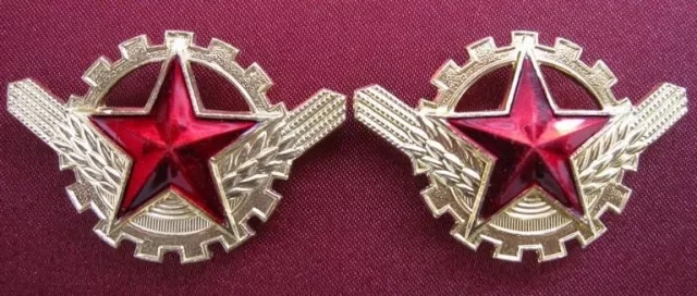 海军文职干部领花(三军统一制式)