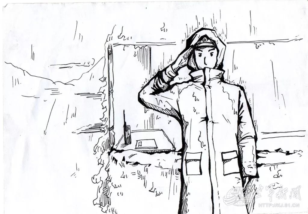 在这个列兵眼中戈壁滩为什么是蓝色的