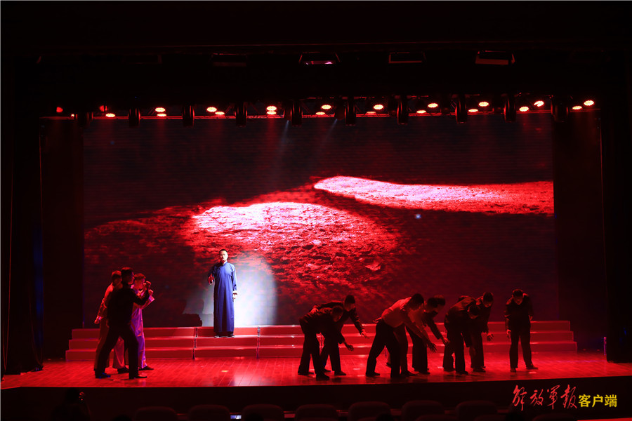 迎接建党百年,北部战区空军雷达某旅组织官兵自导自演沉浸式舞台剧