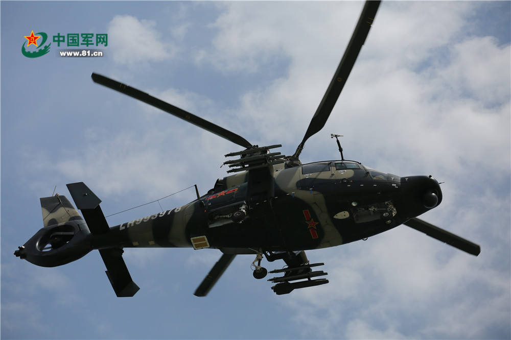 多图!我陆航部队在东南沿海跨昼夜实弹演练