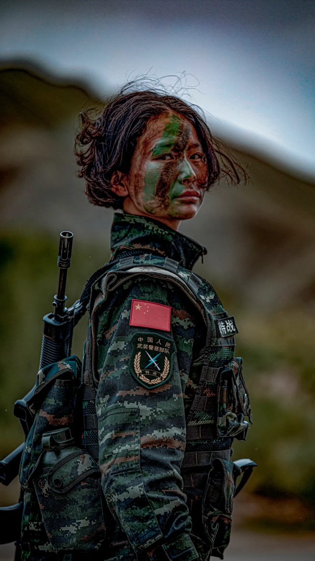 特战女兵主题壁纸来了
