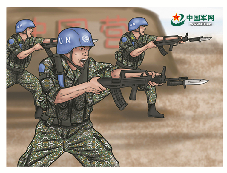 漫画|峥嵘岁月30年:中国蓝盔 和平使命