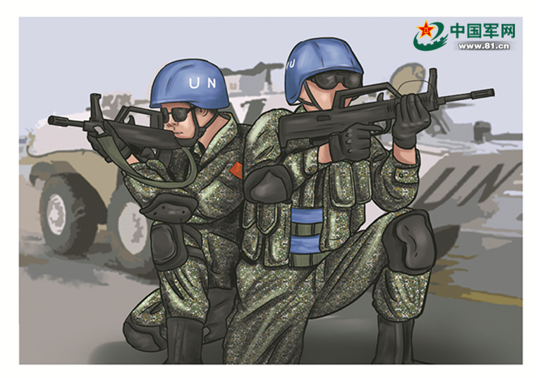 漫画|峥嵘岁月30年:中国蓝盔 和平使命