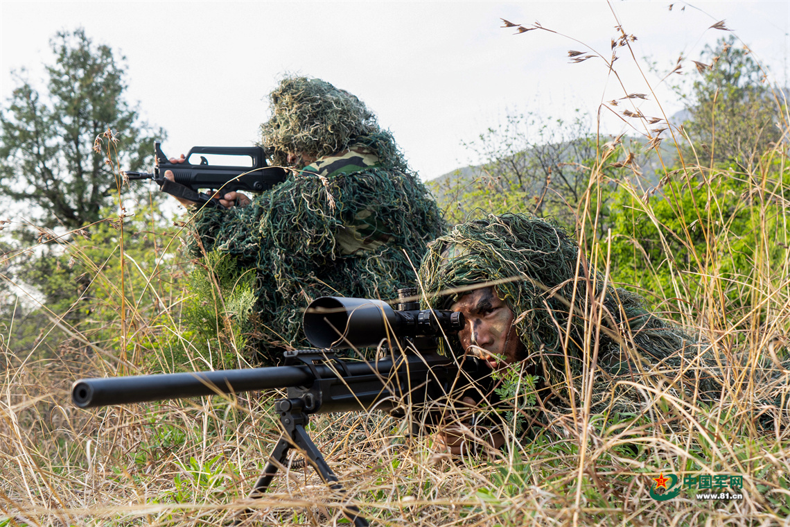 直击武警丛林捕歼演练