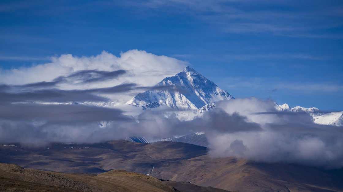 巅峰景致 珠峰日夜
