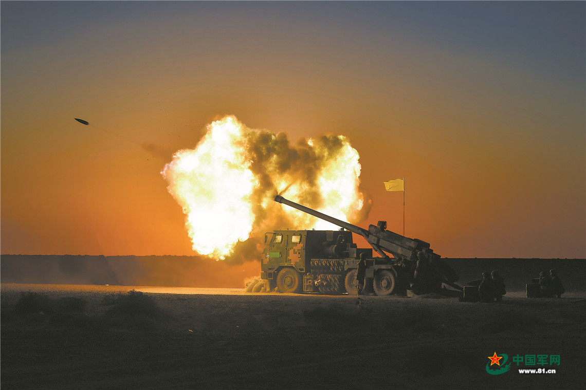 第七十四集团军某炮兵旅实战化演练影像