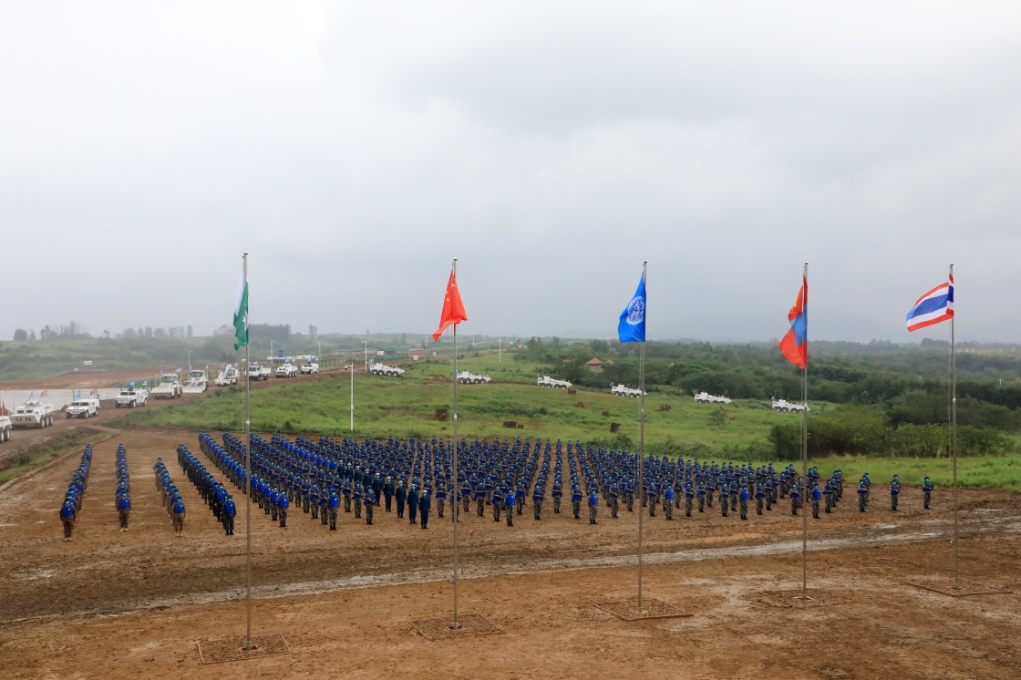 刘芳)"共同命运-2021"国际维和实兵演习6日上午在陆军确山某训练基地