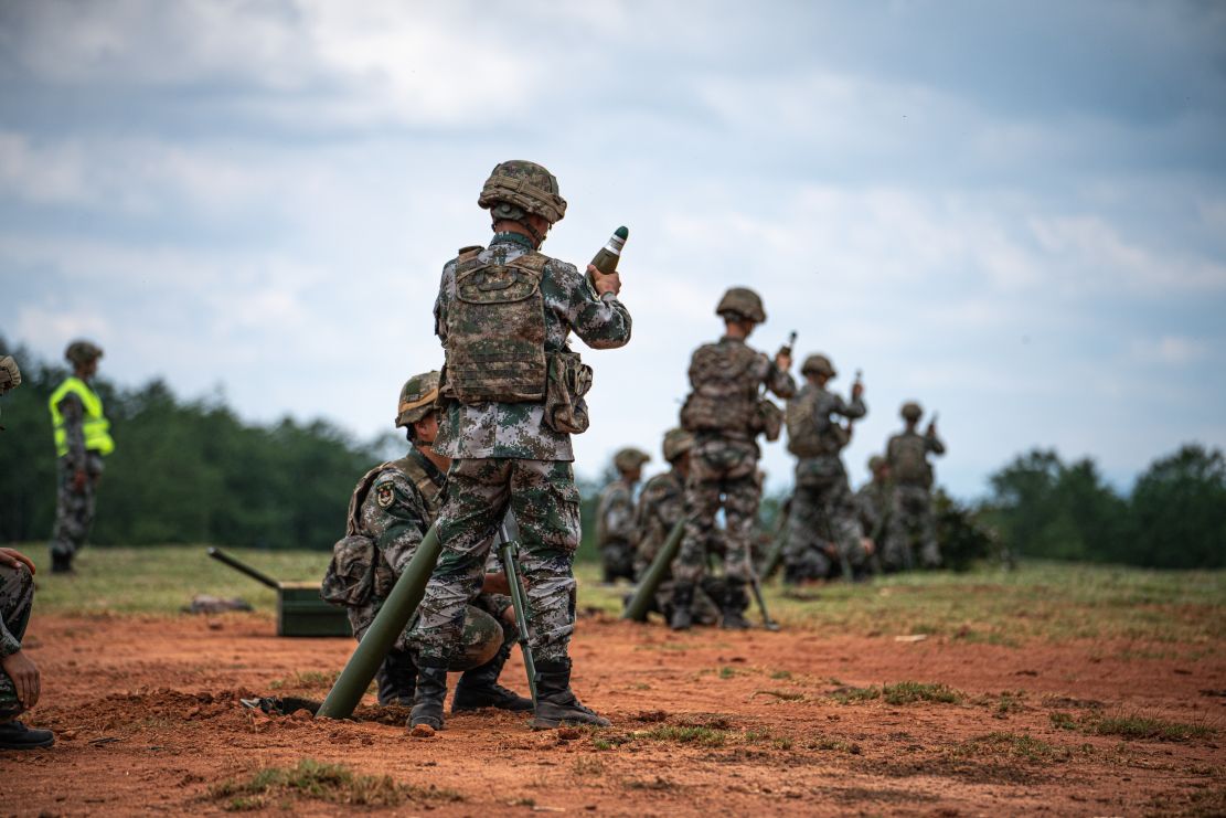 战场适应协同作战迫击炮实弹考核掠影