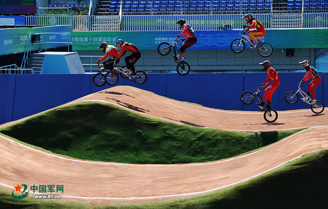 全运会小轮车竞速赛:男子组山东队包揽金银牌 女子组甘肃队包揽金银牌
