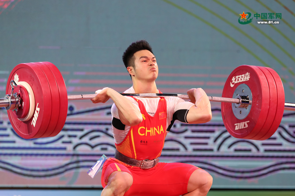 直击全运会|举重项目男子73公斤级决赛石智勇破世界纪录夺冠