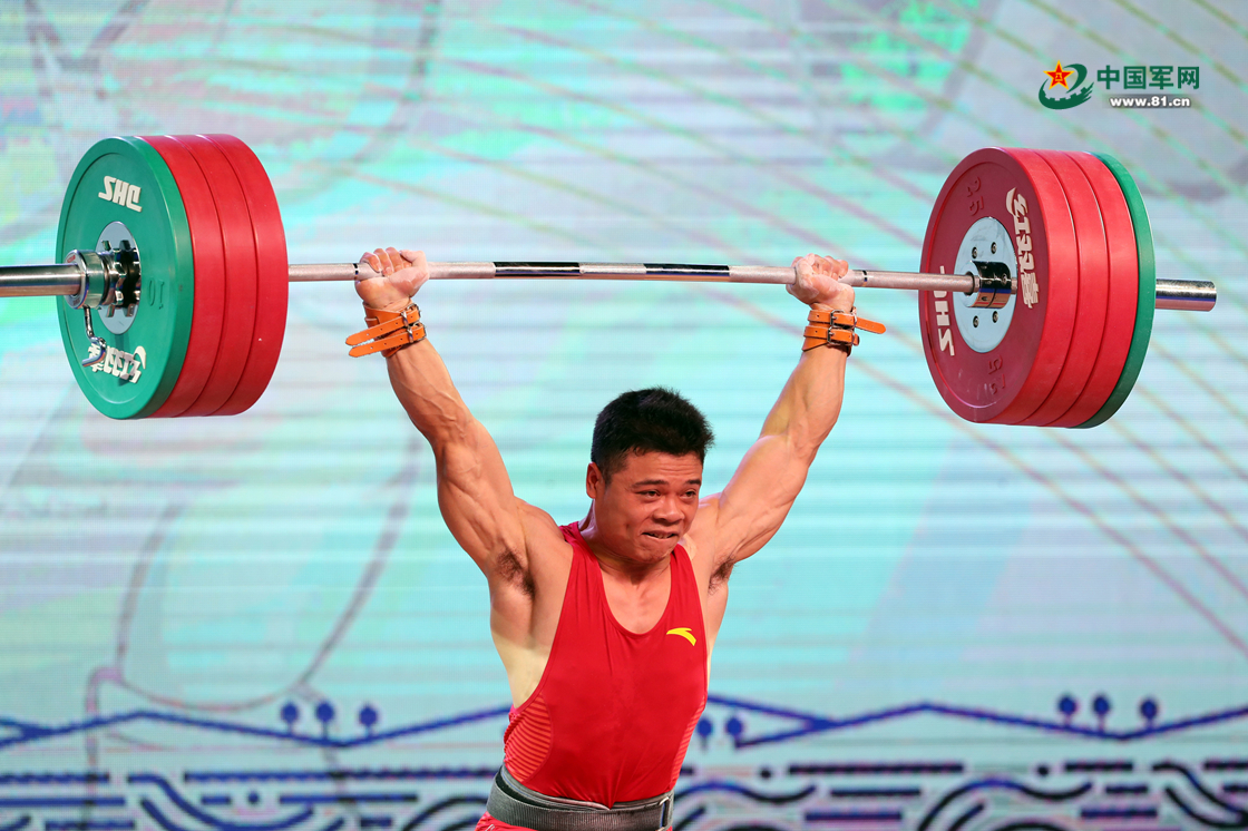 直击全运会|举重项目男子73公斤级决赛石智勇破世界纪录夺冠