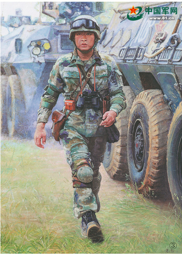 艺术欣赏|"紧贴实战 锤炼战力"主题油画 - 中国军网