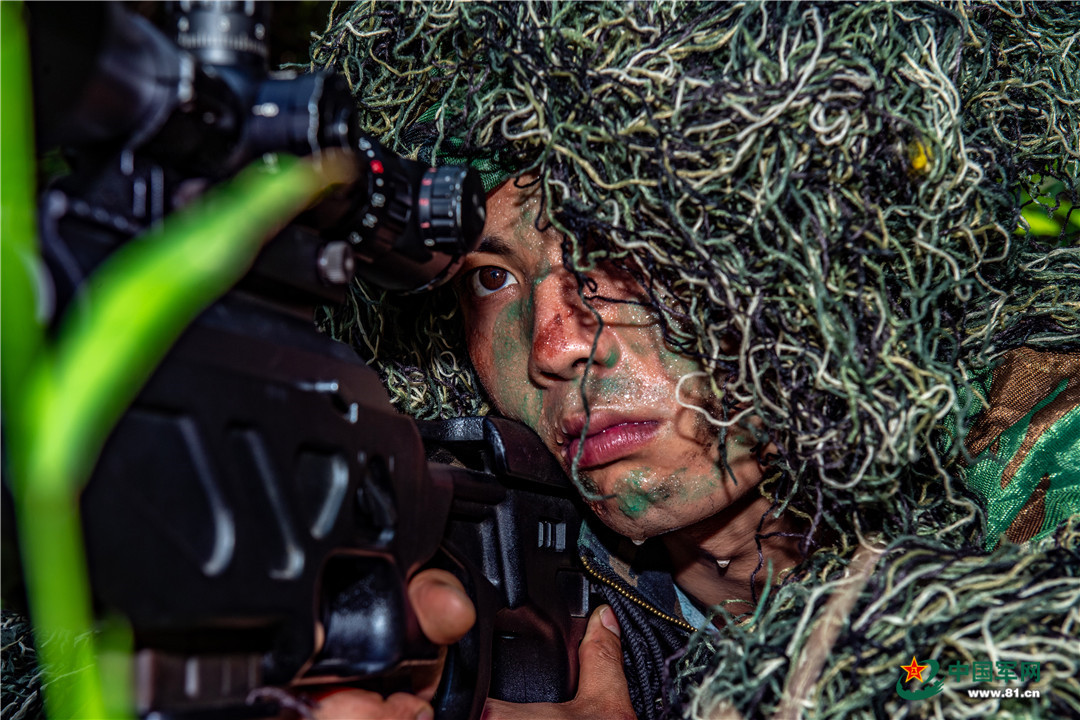 高温利剑!直击武警特战队员密林反恐演练