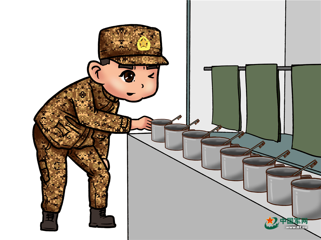 漫画丨多姿多彩的军营里兵哥哥们这样迎新年