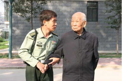 卜金宝采访王茂全将军.