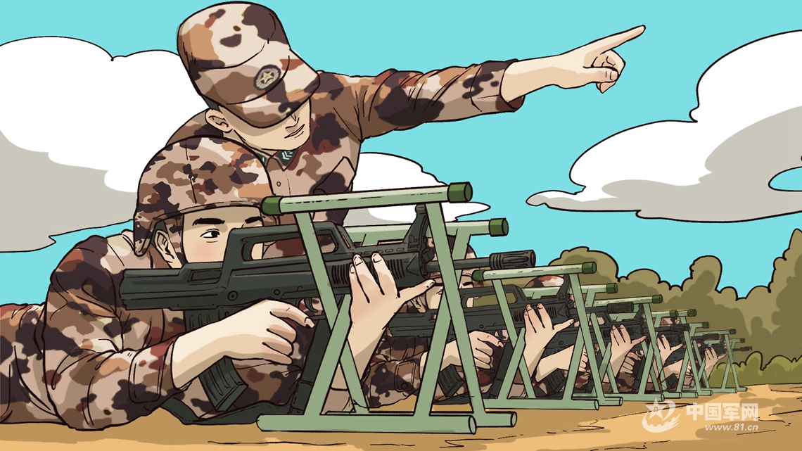 军旅壁纸 漫画图片