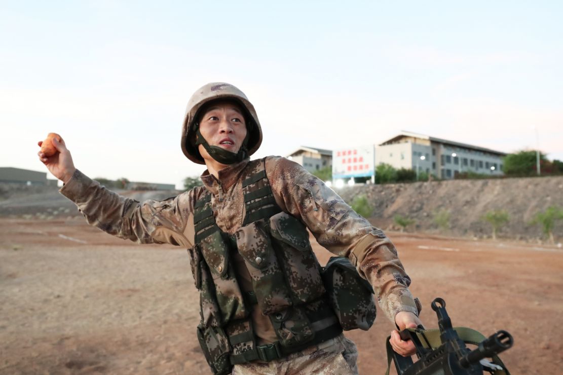 兵为打赢直击我驻吉布提保障基地军事技能比武