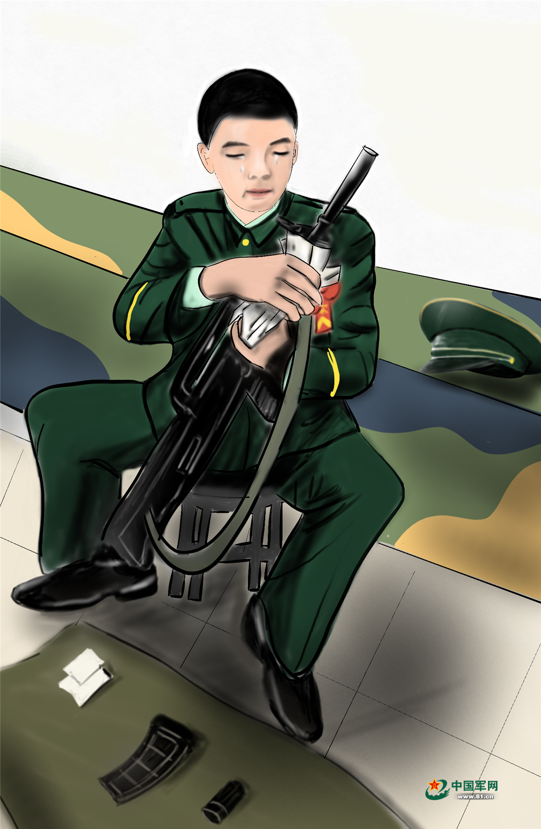 泪目漫画|退伍季,那些让人不舍的场景