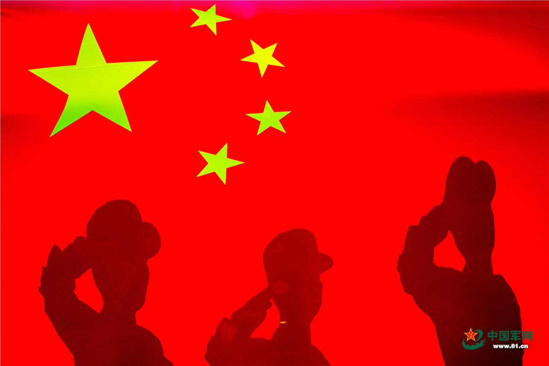 中国武警旗壁纸图片
