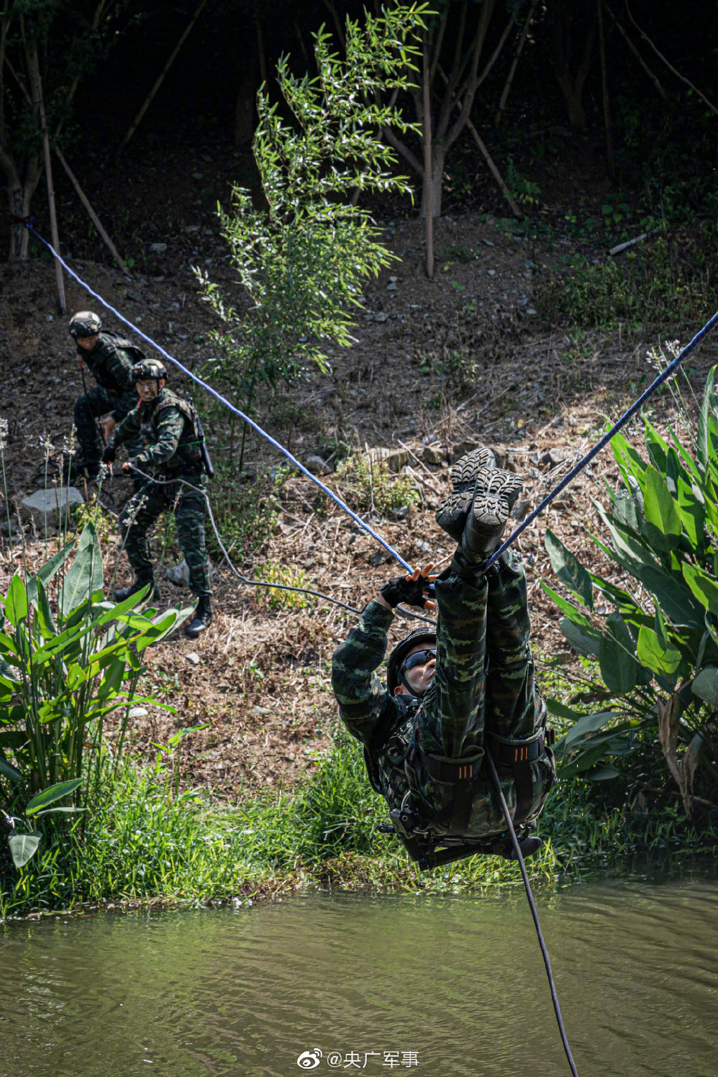 密林追击!武警官兵山林地捕歼战斗演练