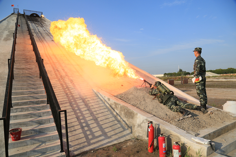 火火火!直击喷火兵实喷现场