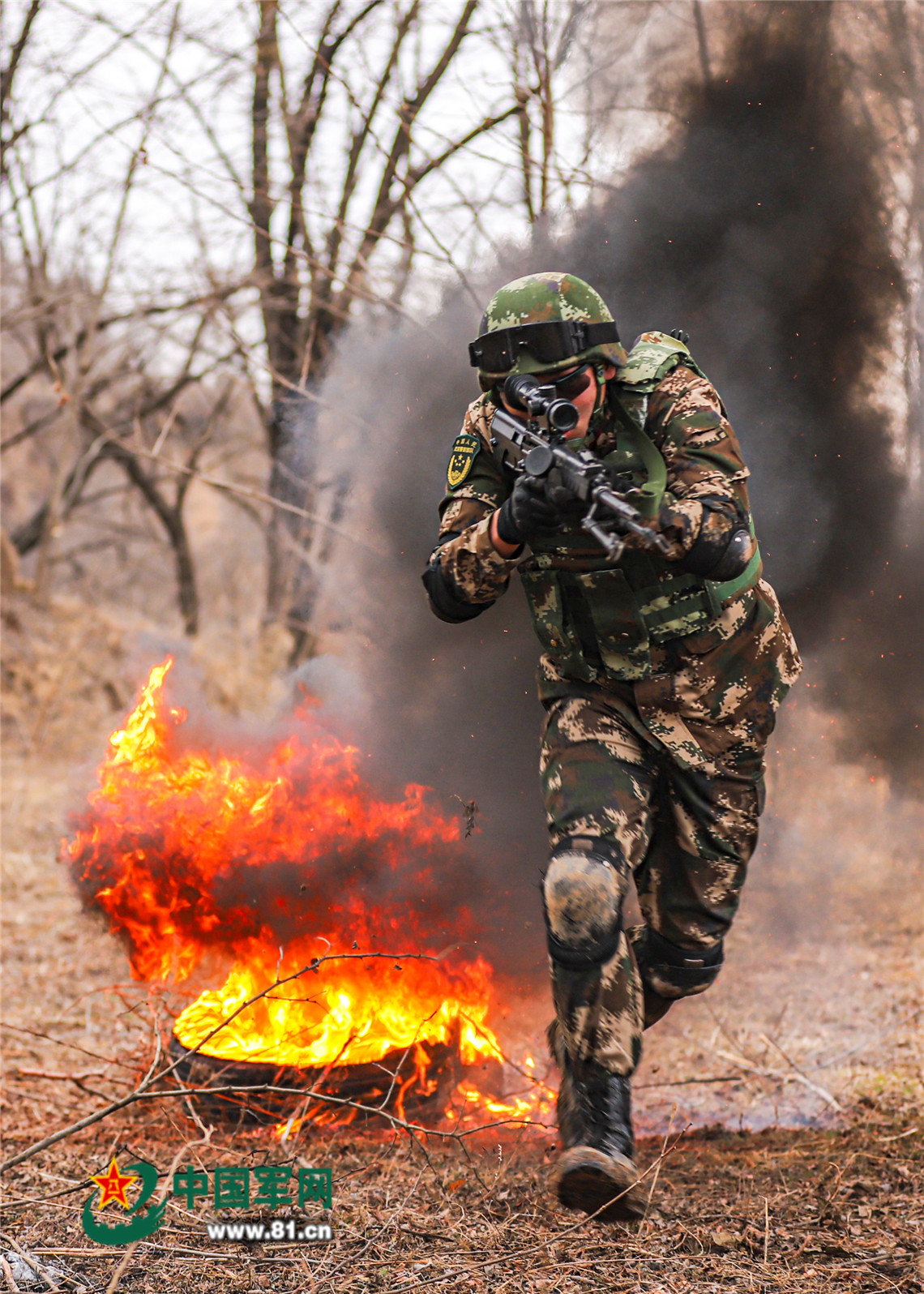 武警甘肃总队平凉支队实战化训练掠影