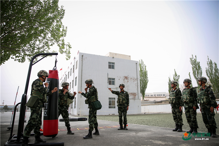 武教头集训啦武警甘肃总队酒泉支队这样提升教练员能力