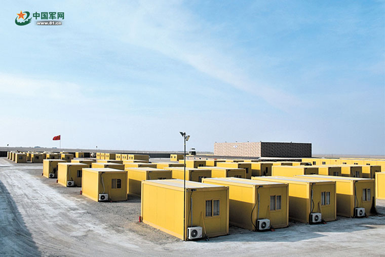 空军后勤部探索野战机动宿营保障新模式:"移动营房"