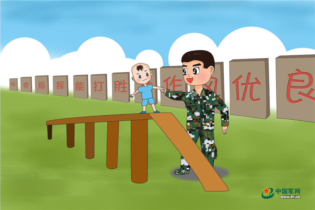 我和军队的不解之缘丨陆军战士创作43幅漫画记录军旅生涯