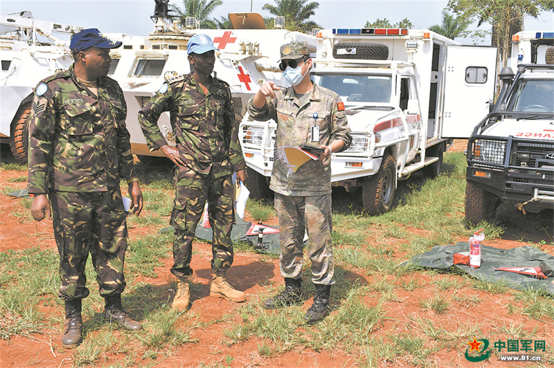 维和官兵在非洲大地展现中国军人良好形象