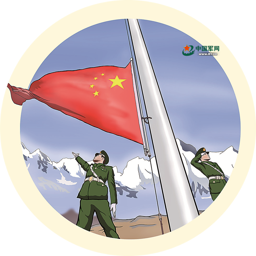 一组漫画,记录官兵国庆时光 - 中国军网