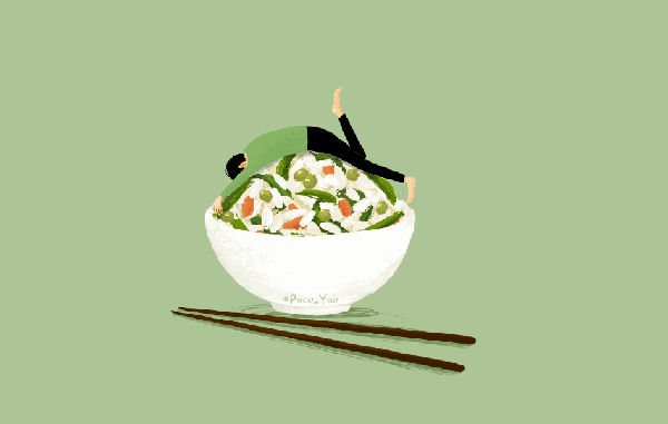 吃货们暴饮暴食,三餐不定要不得