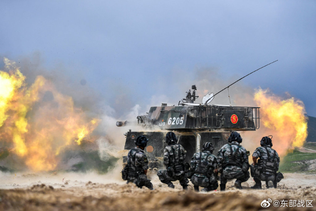 第71集团军"攻坚劲旅"组织炮兵分队进行实弹射击考核