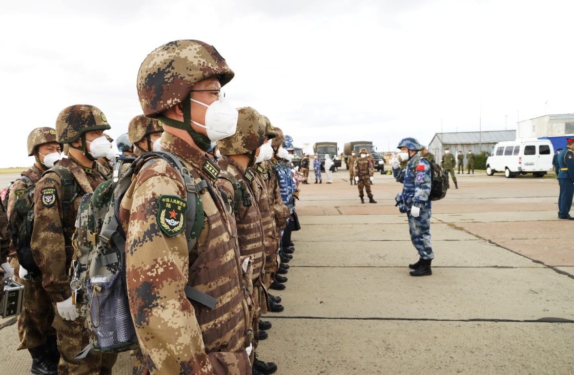 參加和平使命2021上合聯演中方參演部隊全部抵達俄羅斯演習地域